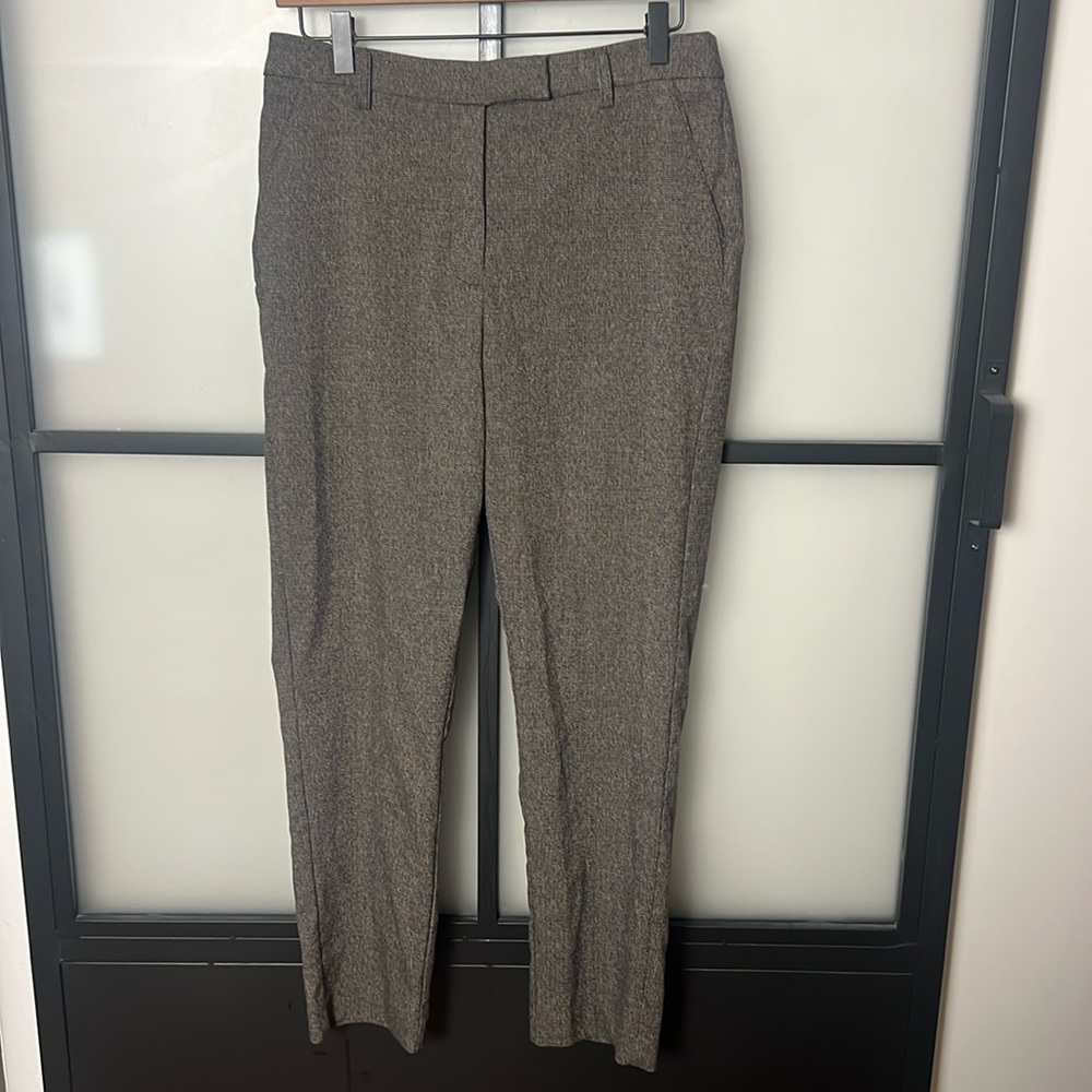 Mango Brown Ankle Pants